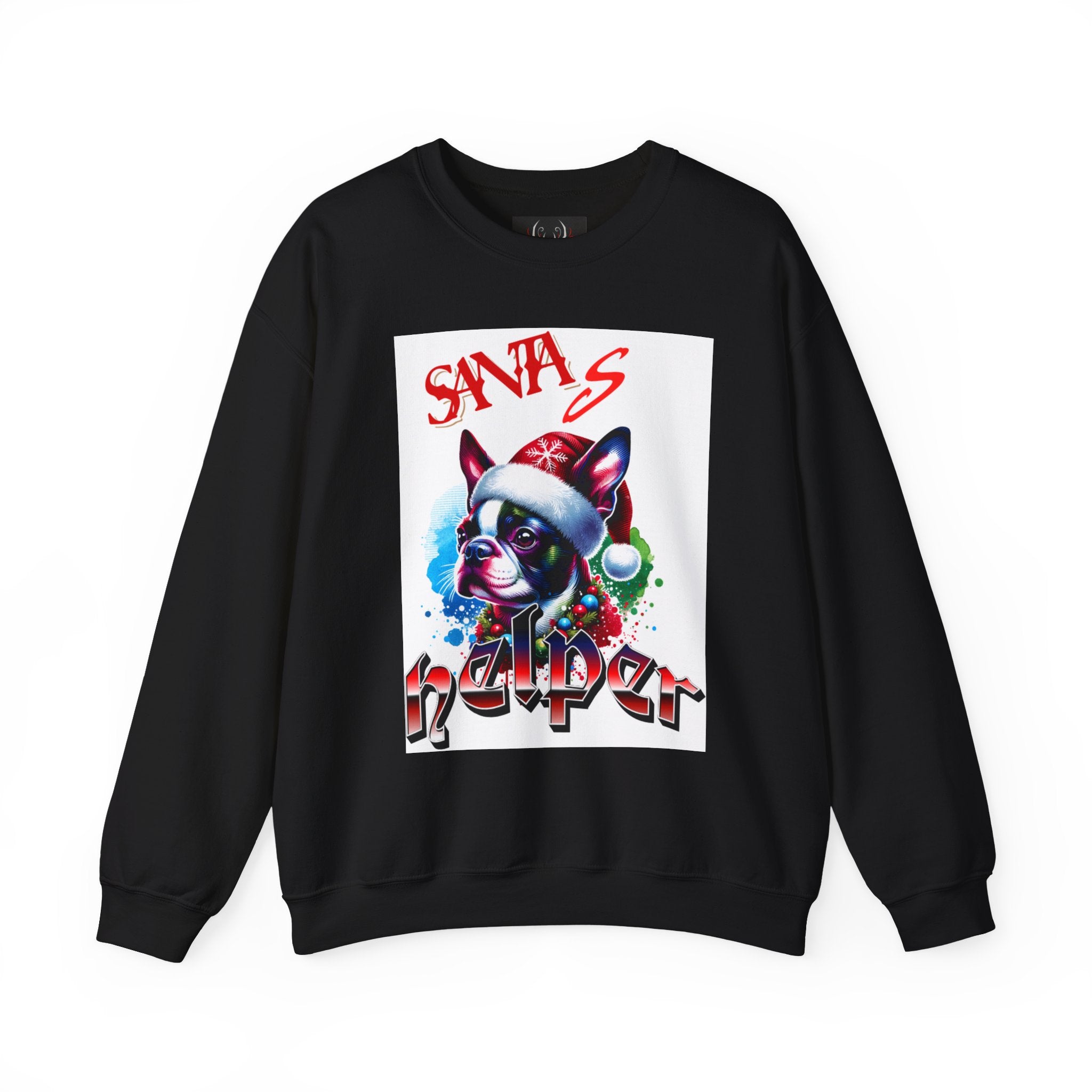 Christmas Puppy 'Santa's Helper' Sweatshirt — Jingle All The Way 2025
