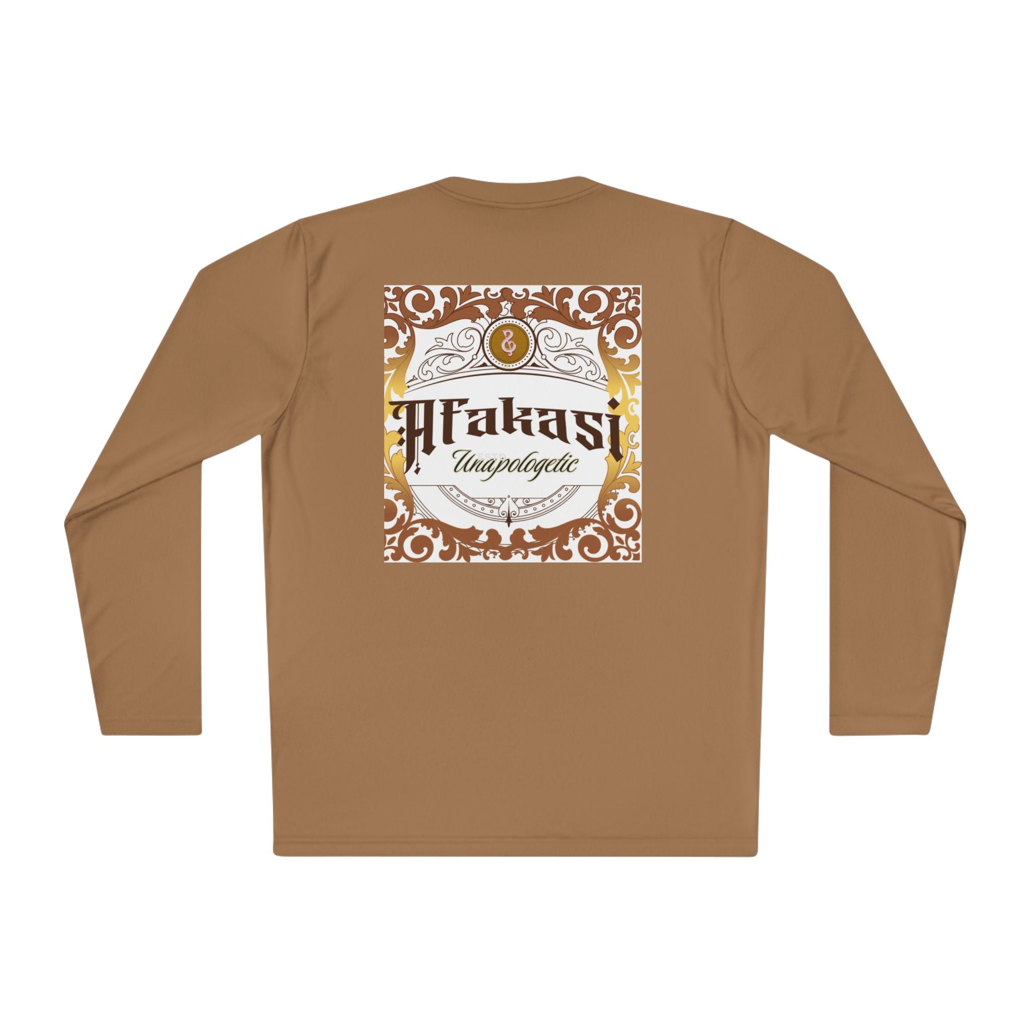 Afakasi Madness Long Sleeve Tee — Retro Palm Graphic ‘Half n Half Never Half Step’
