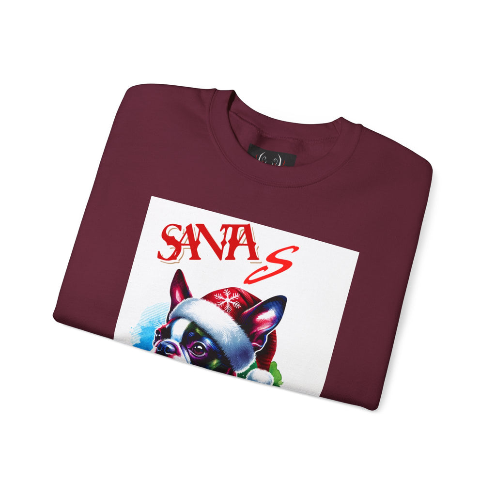 Christmas Puppy 'Santa's Helper' Sweatshirt — Jingle All The Way 2025