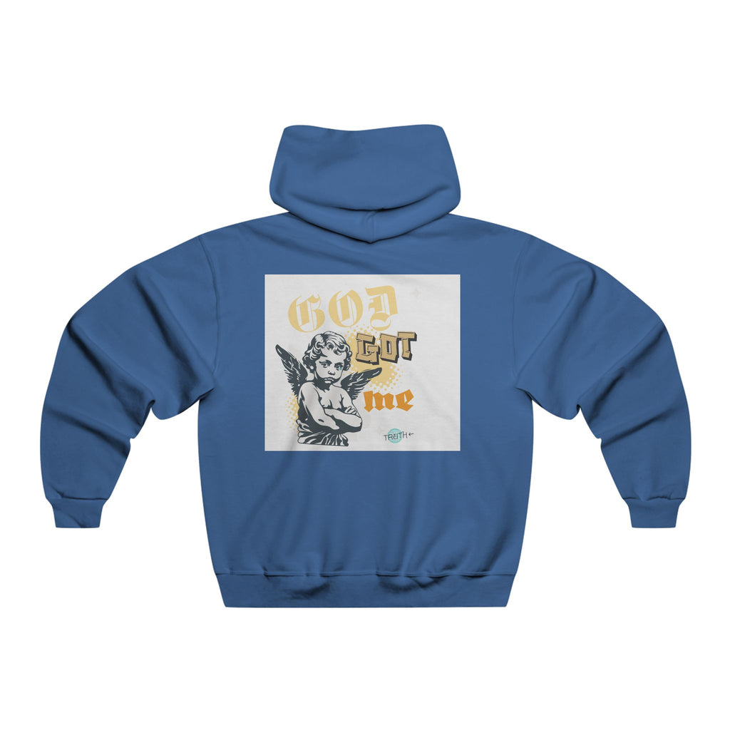 God Got Me Hoodie — Angel Graphic Pullover for Faith & Streetwear