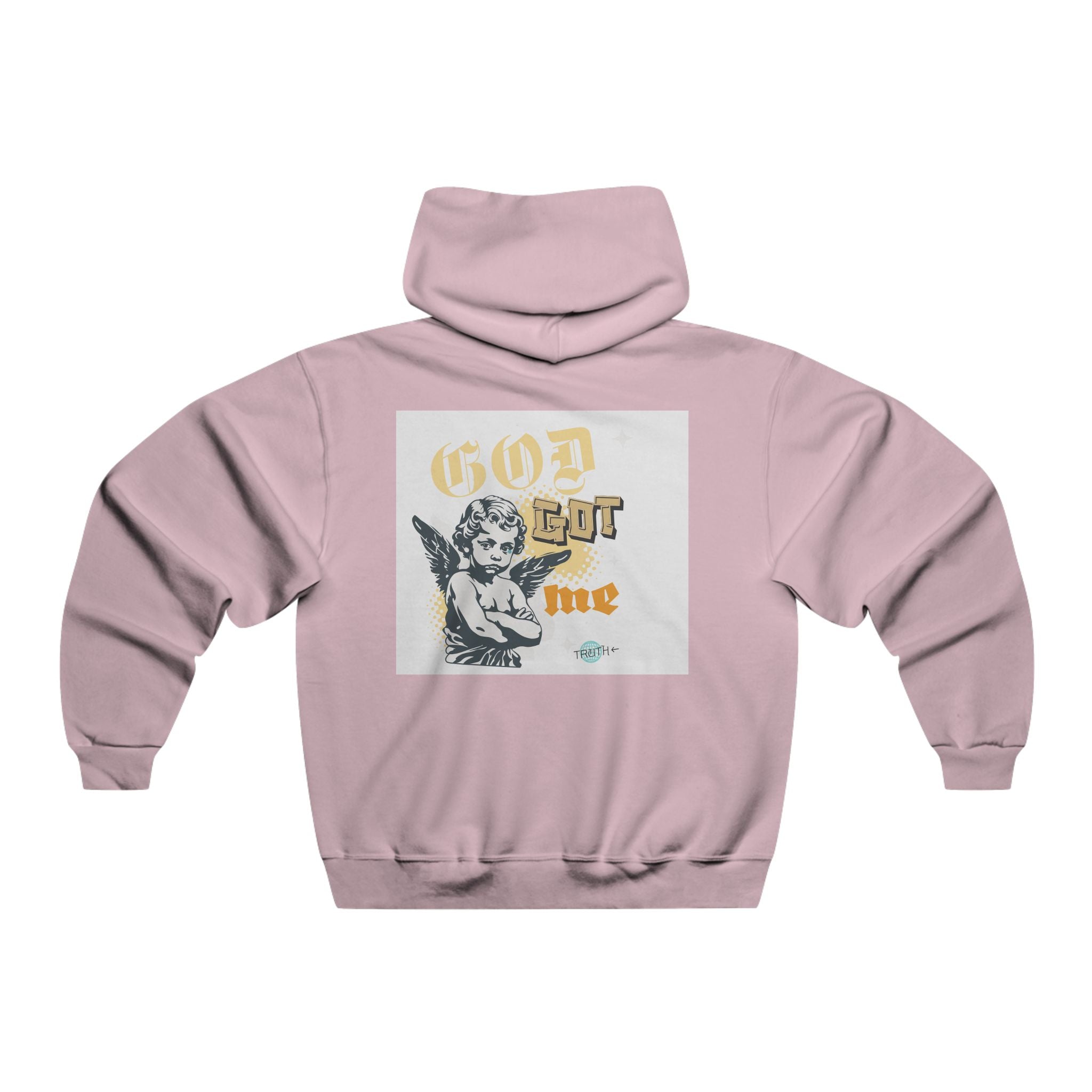 God Got Me Hoodie — Angel Graphic Pullover for Faith & Streetwear