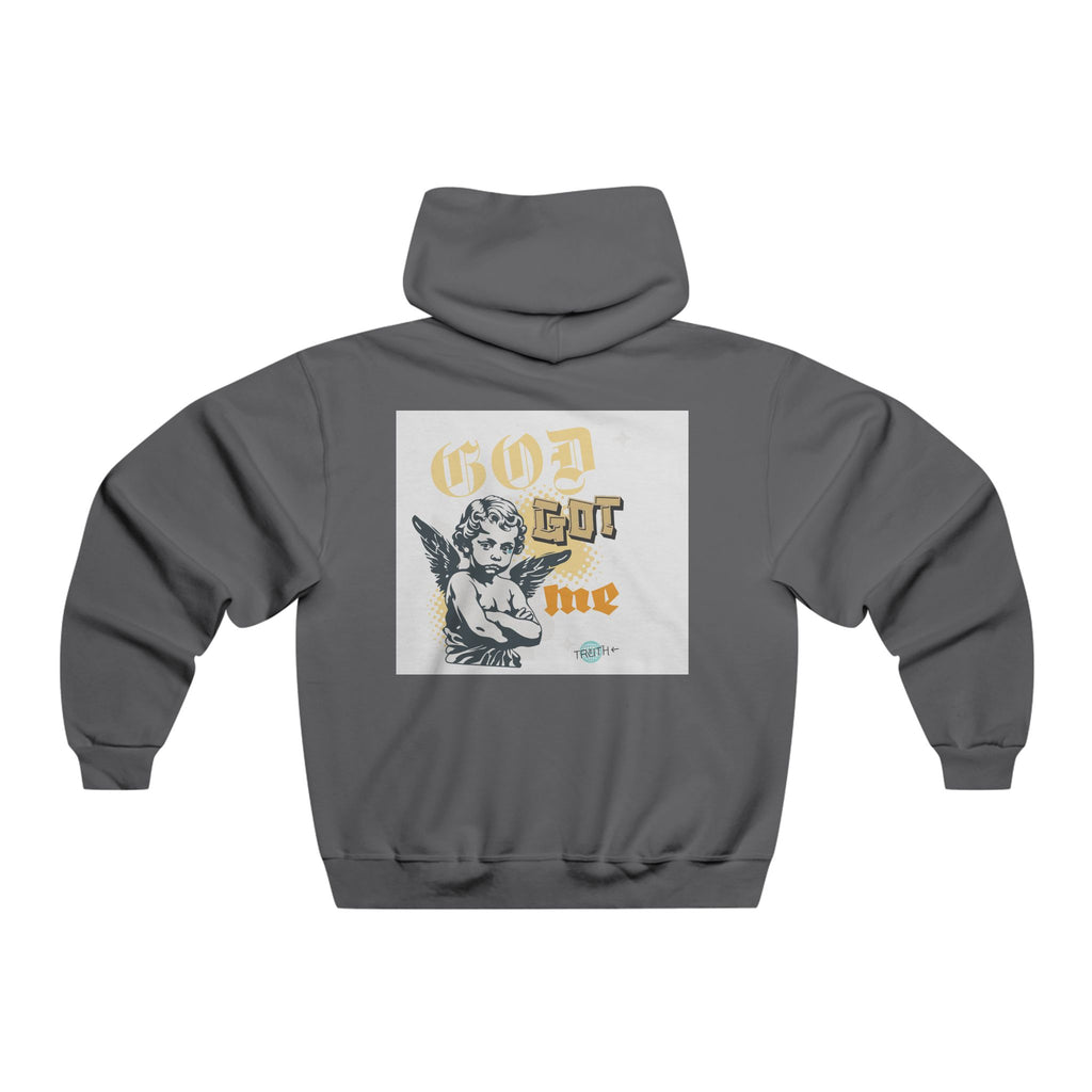 God Got Me Hoodie — Angel Graphic Pullover for Faith & Streetwear