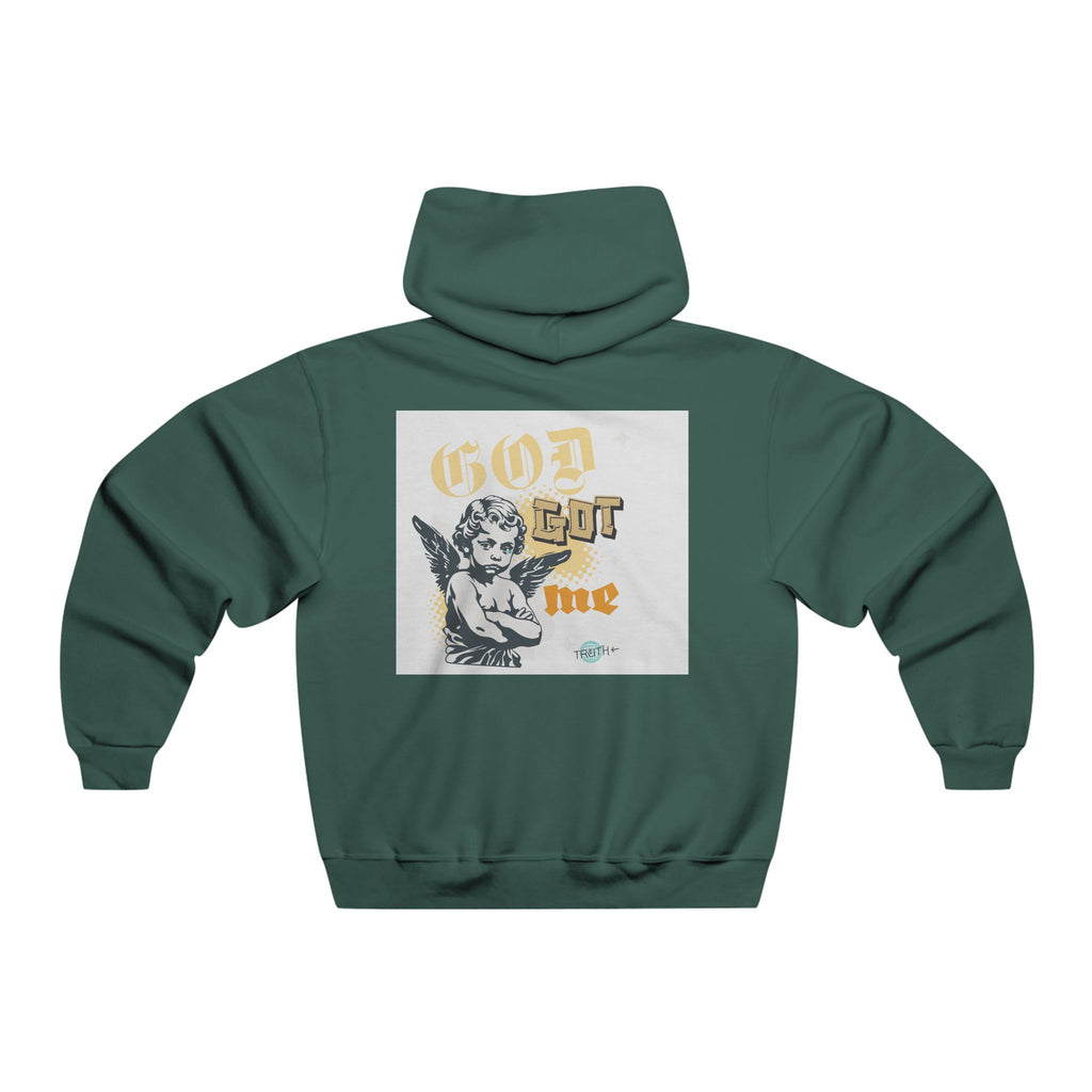 God Got Me Hoodie — Angel Graphic Pullover for Faith & Streetwear