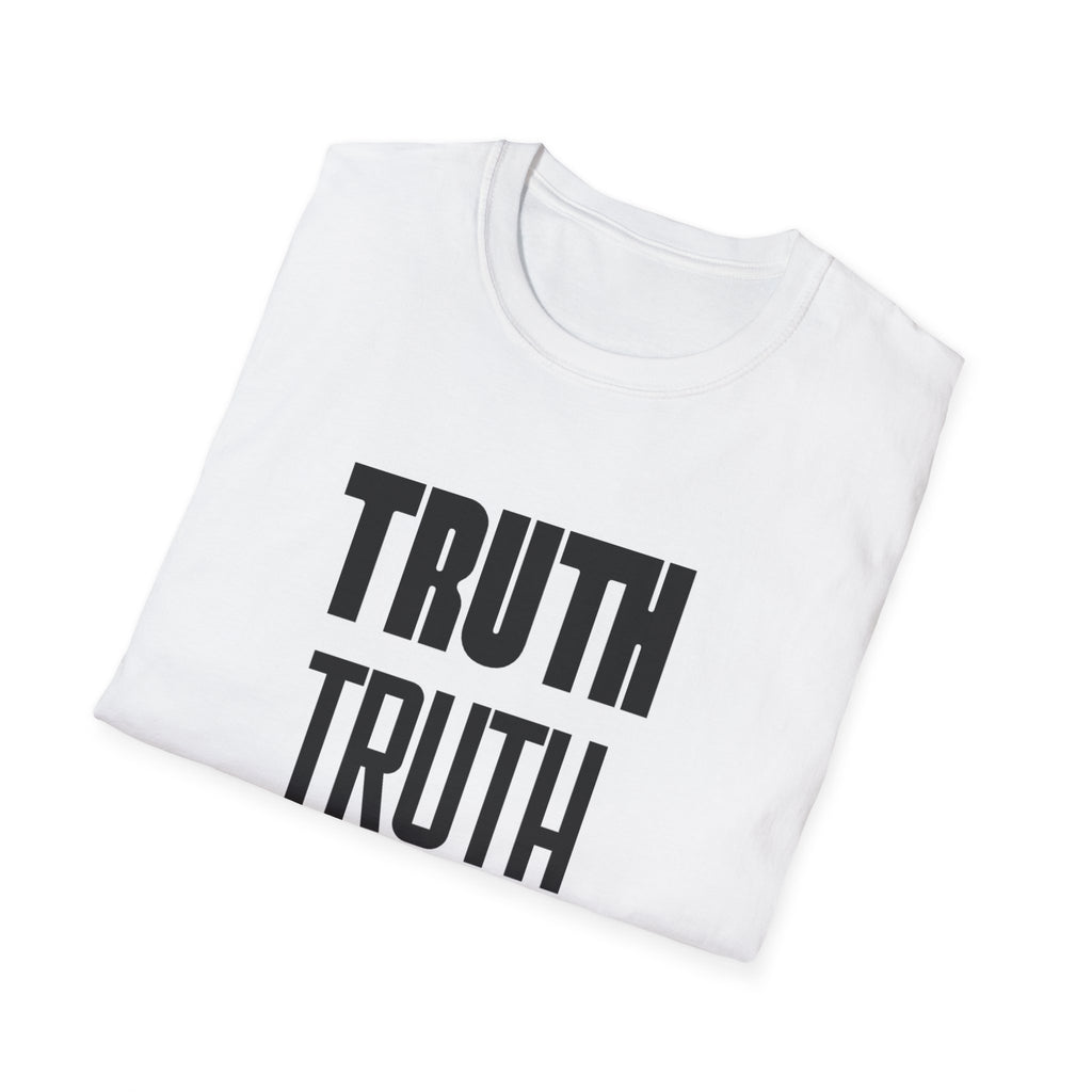 Truth Stack T-Shirt — “Truth. Truth. Truth.” Inspirational Christian Tee