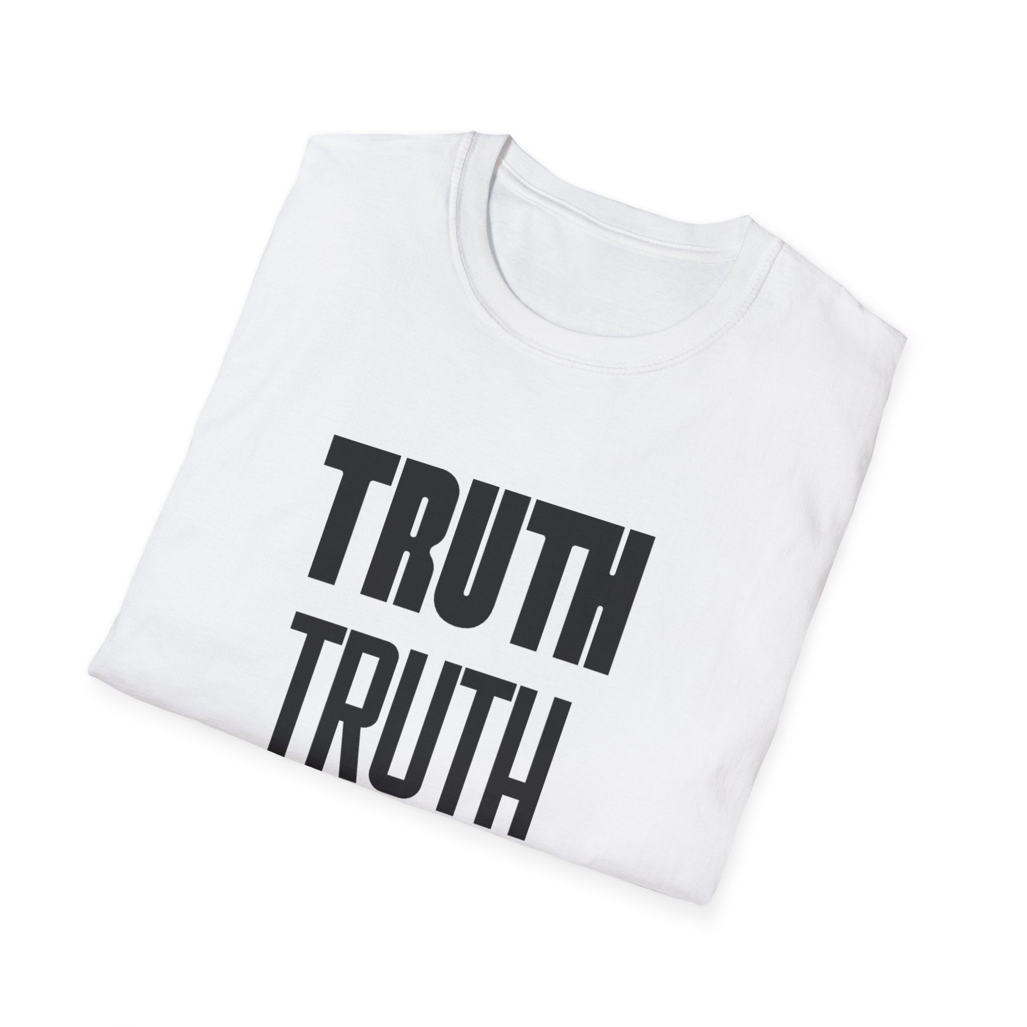 Truth Stack T-Shirt — “Truth. Truth. Truth.” Inspirational Christian Tee