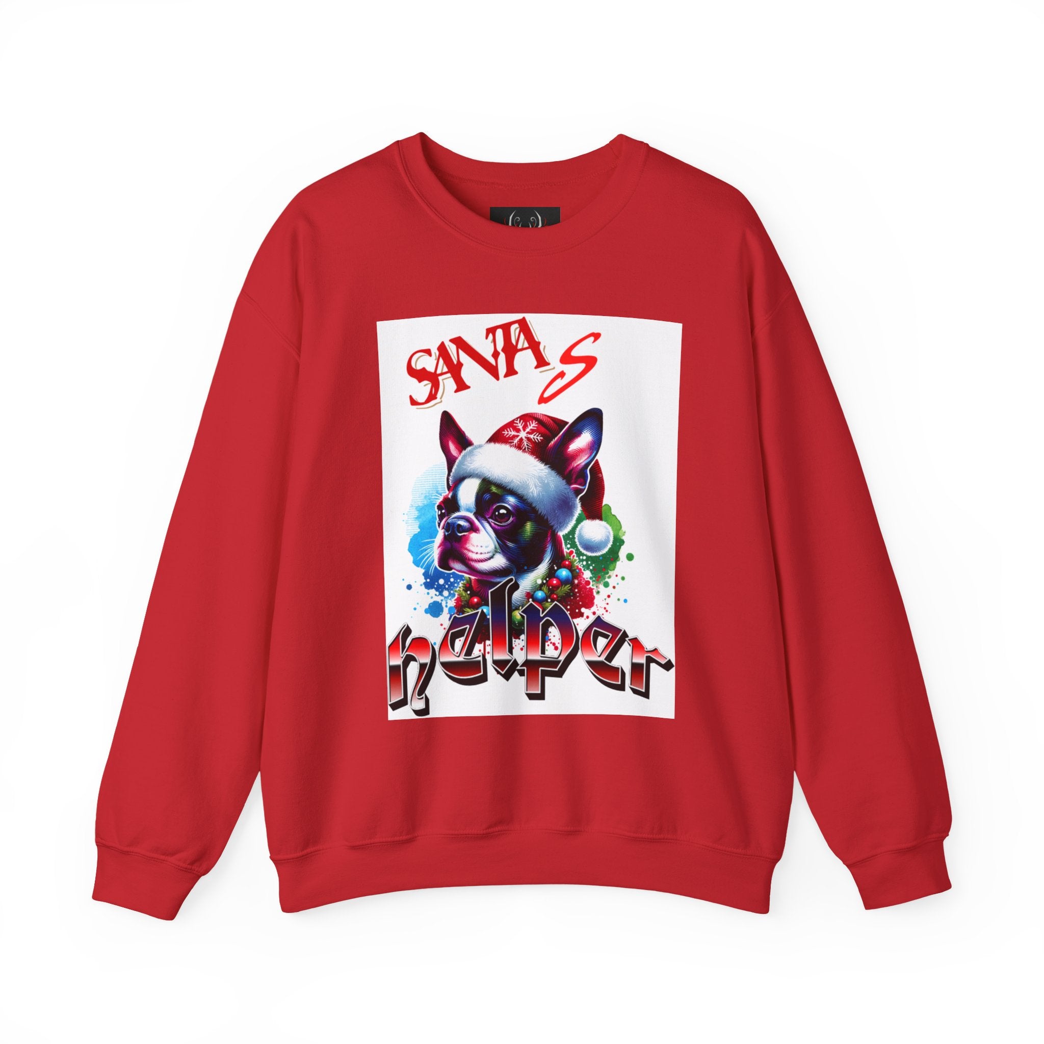 Christmas Puppy 'Santa's Helper' Sweatshirt — Jingle All The Way 2025
