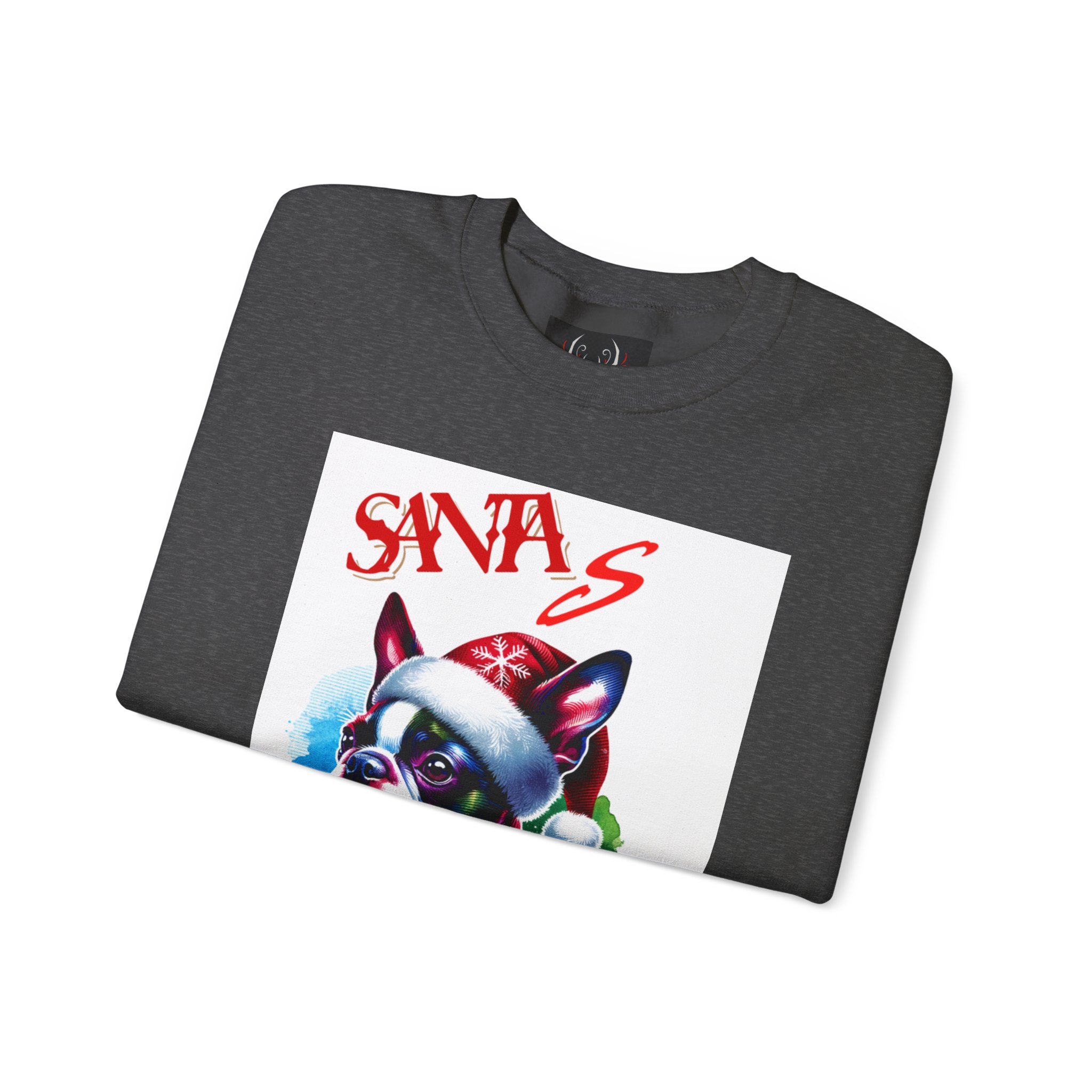 Christmas Puppy 'Santa's Helper' Sweatshirt — Jingle All The Way 2025