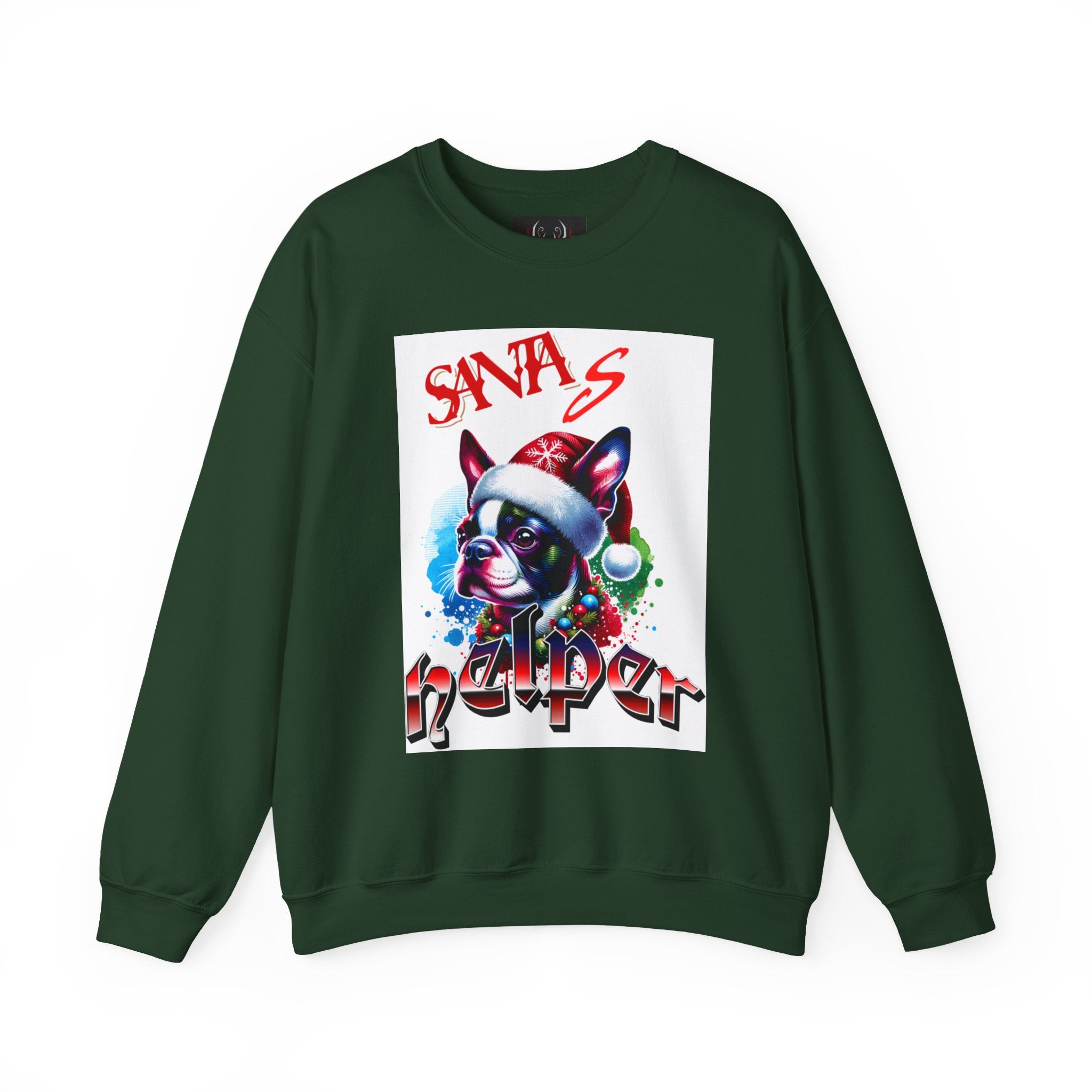 Christmas Puppy 'Santa's Helper' Sweatshirt — Jingle All The Way 2025