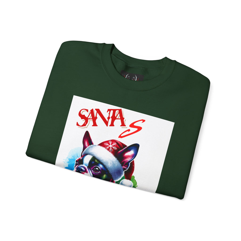 Christmas Puppy 'Santa's Helper' Sweatshirt — Jingle All The Way 2025