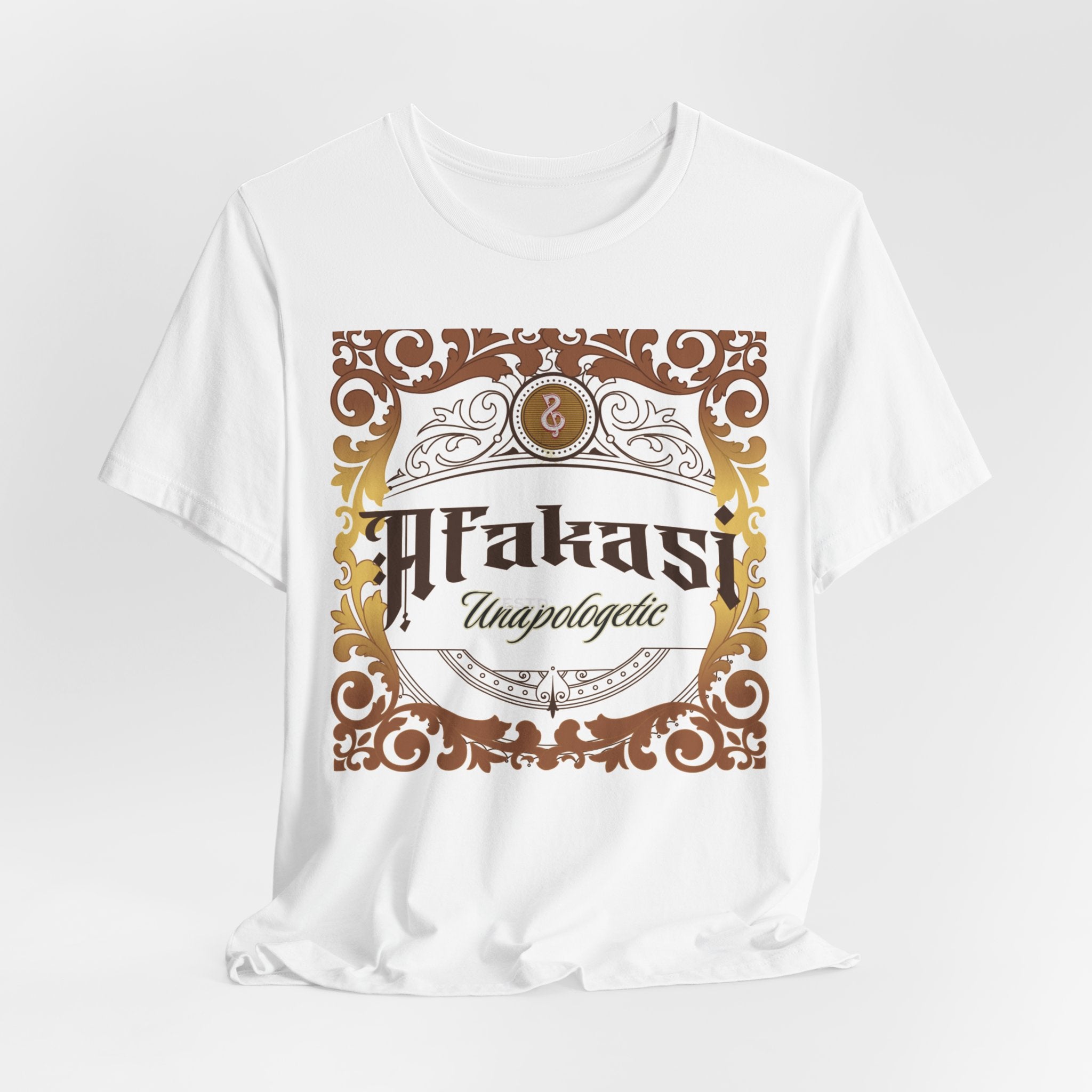 T-Shirt — "Afakasi Unapologetic" Vintage Crest Graphic Tee