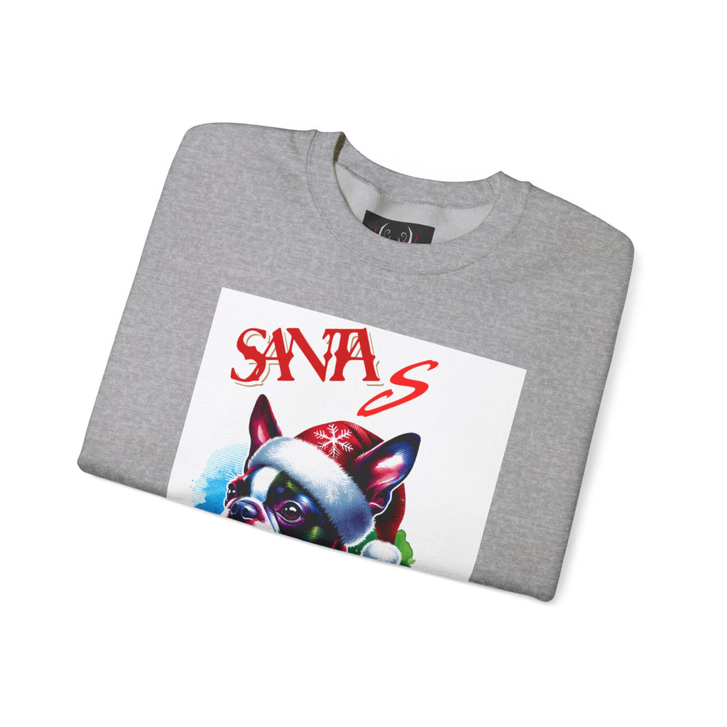 Christmas Puppy 'Santa's Helper' Sweatshirt — Jingle All The Way 2025