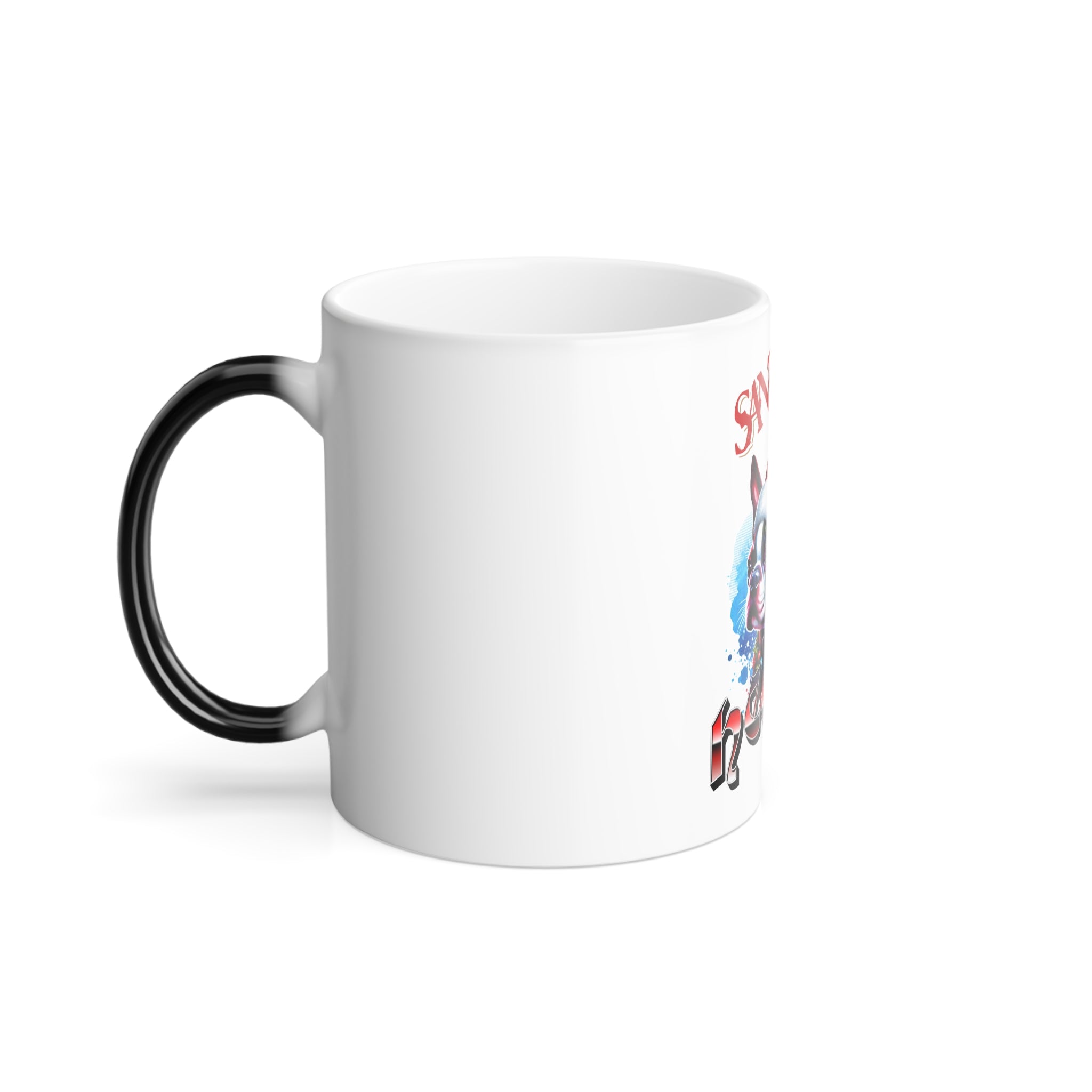 Color-Changing Mug — Santa’s Helper Dog Christmas 11oz