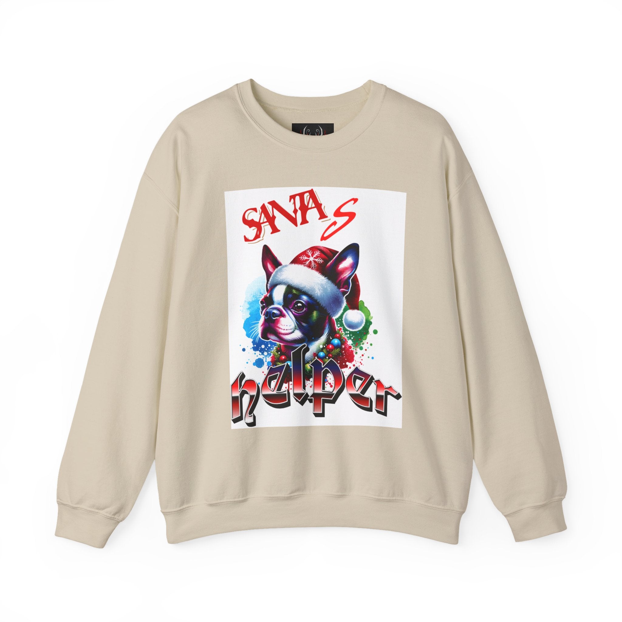 Christmas Puppy 'Santa's Helper' Sweatshirt — Jingle All The Way 2025
