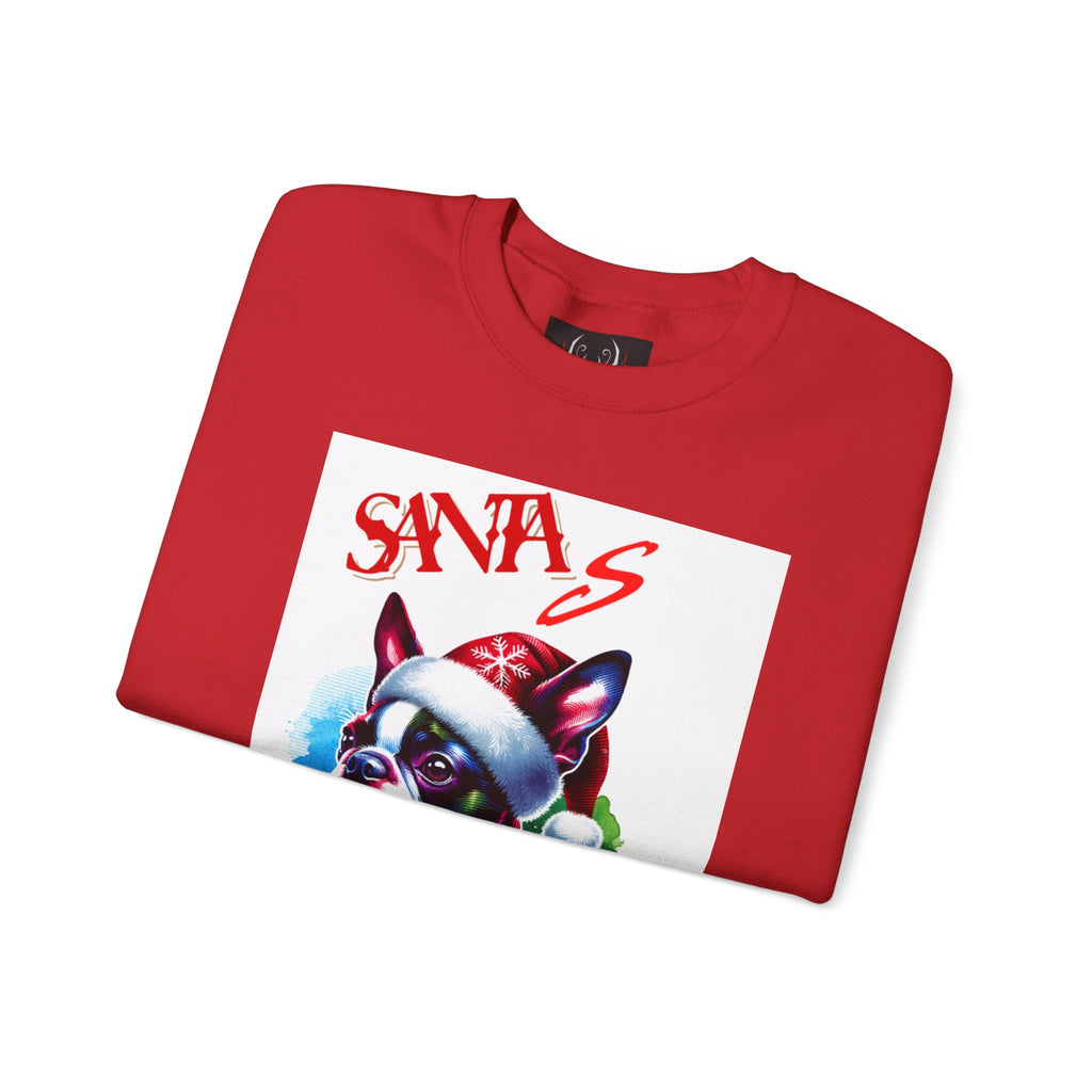 Christmas Puppy 'Santa's Helper' Sweatshirt — Jingle All The Way 2025